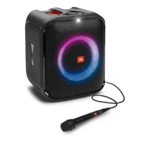 JBL PartyBox Encore Essential Bluetooth Karaoke Party Speaker with PBM100 Wired Mic Bundle