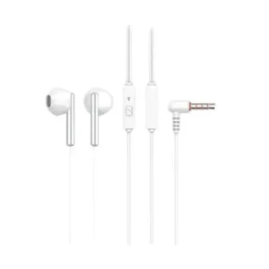 Celebrat G6 Wired Stereo Earphone with Microphone (White)