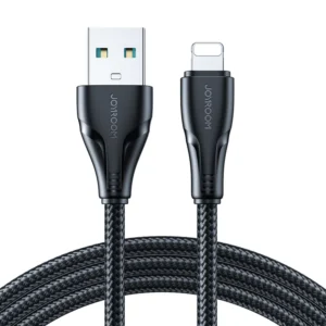 Joyroom S-UL012A11 Surpass Series 2.4A USB-A to Lightning Fast Charging Data Cable 25cm-Black