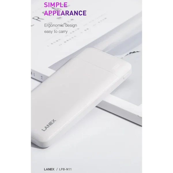 A different charging experience with the Lanex LPB-N11 10000mAh Dual USB Ports Slim Power Bank