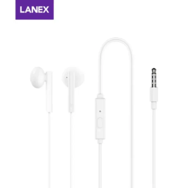 LANEX LE10 Wired Earphone Dynamic Stereo Sound