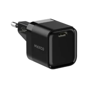Maxco MC11E GaN Fast Charger PD 20W EU Plug Design Standard - Black