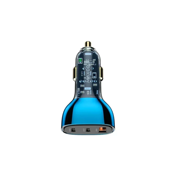 maxco_mq05_pd3_0_fast_car_charger_90w_usb_a_2_usb_cports_transparent_blue