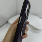 Carbon Fiber Metal Stand Ring Holder Case4