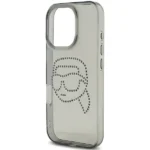 Karl Lagerfeld IML Hard Case With Karl Head Logo Rhinestones