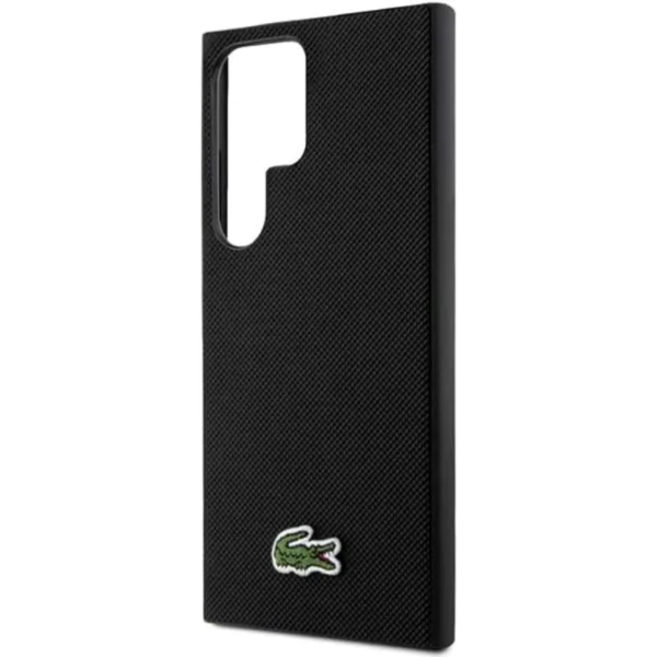 Lacoste Case for S24 Ultra Black Hard Case Iconic