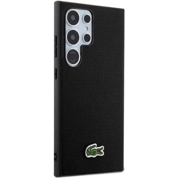 Lacoste Case for S24 Ultra Black Hard Case Iconic