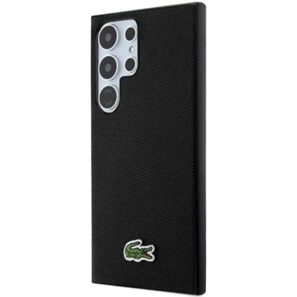 Lacoste Case for S24 Ultra Black Hard Case Iconic