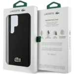 Lacoste Case for S24 Ultra Black Hard Case Iconic