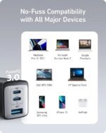 أنكر شاحن حائط 3 منافذ PowerPort III بقوه 65 وات - الصورة 5