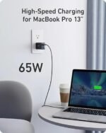 أنكر شاحن حائط 3 منافذ PowerPort III بقوه 65 وات - الصورة 2