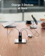 أنكر شاحن حائط 3 منافذ PowerPort III بقوه 65 وات - الصورة 3