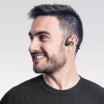 Maxco MT08 Air Conducation Wireless Earphones - Black - Image 3