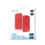 Maxco Dual-Sided Wireless Charging Leather Power Bank - Image 2
