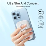 ⁦JR-W030 بنك الطاقة اللاسلكي المغناطيسي بقوة 20 وات مع حامل حلقي سعة 6000 مللي أمبير في الساعة⁩ - الصورة ⁦4⁩