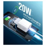 ⁦شاحن حائط Choetech PD5010 USB-C PD3.0 - 20 واط أبيض⁩ - الصورة ⁦3⁩