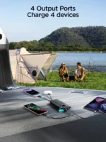 joyroom L018 22.5W Power Bank with Dual Cables 20000mAh-Black - Image 3