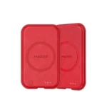 Maxco Dual-Sided Wireless Charging Leather Power Bank
