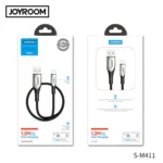 ⁦Joyroom S-M411 2.4A USB-A إلى Lightning كابل شحن سريع 3 متر - أسود⁩ - الصورة ⁦2⁩