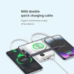 ⁦بنك الطاقة Lanex للشحن المغناطيسي 10000 مللي أمبير N7⁩ - الصورة ⁦3⁩