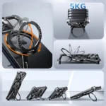 ⁦جراب Z-Force Armor بإطار معدني مغناطيسية⁩ - الصورة ⁦11⁩