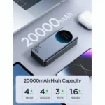 Joyroom Super Fast Charging Power Bank With Digital Display 30000mAh / 65W - Image 3