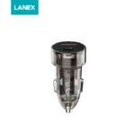 LANEX LQ10 PD33W+24W FAST CHARGING CAR CHARGER - Image 3