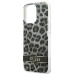 ⁦جراب GUESS الصلب باللون الرمادي المرقط لهاتف iPhone 13 pro max⁩ - الصورة ⁦4⁩