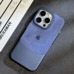 ⁦جراب هاتف رفيع فاخر من المخمل بألوان متعددة⁩ - الصورة ⁦3⁩