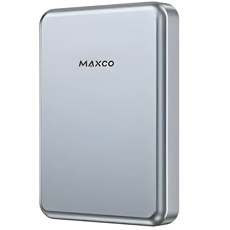 Maxco-2.webp Maxco Mini Energy Block Magnetic Wireless Charging Power Bank MPB-P12 5000mAh / 15W - Image 1