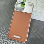 NJOYNY Metal Leather Case iPhone 15 Pro Max - Image 2