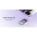 Recci Magnetic Wireless Charging Power Bank Dual Port 10000mAh - Image 9