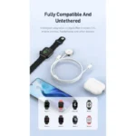 ⁦2 في 1 كابل شحن لاسلكي للساعة LW13⁩ - الصورة ⁦4⁩