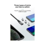 Joyroom S-M408 Magnetic Series Micro Data Cable, 1.2M - Green - Image 2