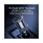 Joyroom C-A06 3.1A dual-port smart car charger black - Image 2