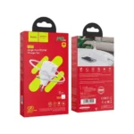 Hoco N10 - Fast Charger, Set With Type-C To Lightning Cable (3.0A - 20W - 1M) Compatbile  - White - Image 3