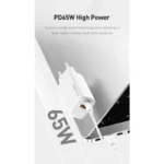 LANEX HIGH POWER 65W gan charger FAST CHARGING - LC59e