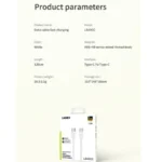 ⁦كابل Lanex Smart Power Off من النوع C إلى Lightning LS43CL⁩ - الصورة ⁦4⁩