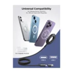 ⁦شاحن لاسلكي مغناطيسي JR-WQM03⁩ - الصورة ⁦2⁩