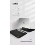 ⁦حافظة Lanex المستعرضة لأجهزة الكمبيوتر المحمول والكمبيوتر اللوحي مقاس 16 بوصة LA15⁩ - الصورة ⁦6⁩