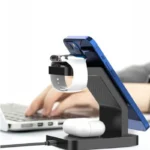 Lanex 3 IN 1 Wireless Charger PD+QC3.0 (LW03) Charge all in same time 15W (Black) - Image 3