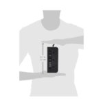 ⁦ايرلدوم ES-SC02 مقبس كهرباء 3 منافذ و4 USB - أسود⁩ - الصورة ⁦5⁩