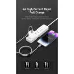 ⁦كابل شحن سريع Lanex Ls28l 6.0a بطول 1.0 متر⁩ - الصورة ⁦5⁩