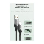 Joyroom S-M408 Magnetic Series Micro Data Cable, 1.2M - Green - Image 5