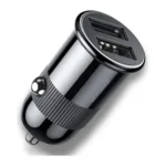 Joyroom C-A06 3.1A dual-port smart car charger black