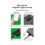 Joyroom S-M408 Magnetic Series Micro Data Cable, 1.2M - Green - Image 8