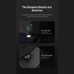 ⁦ماكسكو MW07 شاحن لاسلكي قابل للطي 3 في 1 بقوة 15 واط مع دعم MagSafe⁩ - الصورة ⁦4⁩