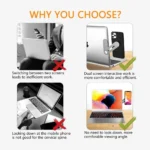 TECHZONE Laptop Phone Holder