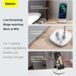 Baseus 2-in-1 Desktop Wireless Charger Holder (MagSafe)