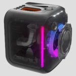 JBL Partybox Encore Portable Party Speaker with Digital Wireless Mic- Black - Image 3